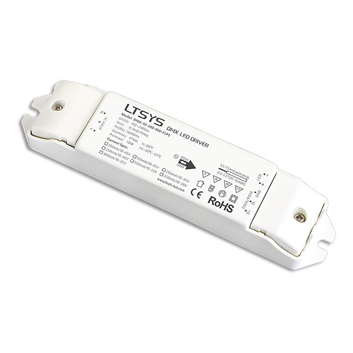 DMX-10-100-400-F1P1 10W 100-400mA CC DMX Driver DMX-10-100-400-F1P1 10W 100-400mA CC DMX Driver